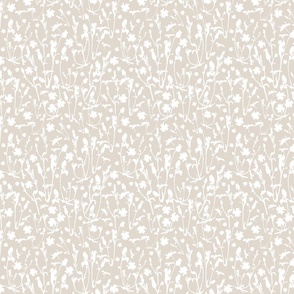 beige silhouette grasses / neutral / medium