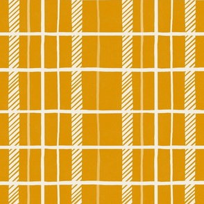 Yellow Gold checked Plaid_Large