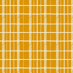 Yellow Gold checked Plaid_Medium