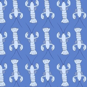 Lobsters in Nautical Blue