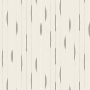 contemporary stripe - cloudy silver _ creamy white - modern vertical stripes