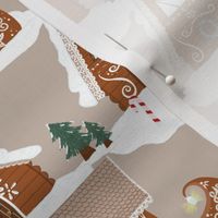 Gingerbread Village - Biscuit Beige 