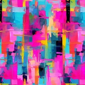 Neon pink abstract design