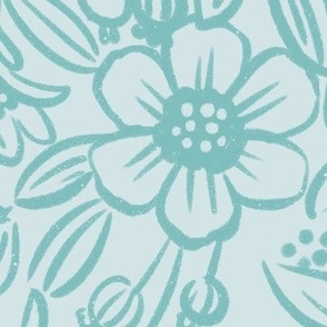 Seafoam Summer Floral