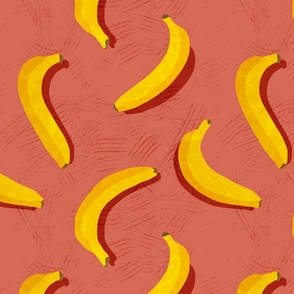 Sunny Bananas: a playful fruit pattern L