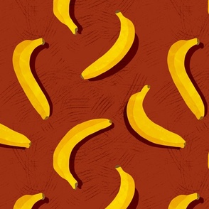 Sunny Bananas: a playful fruit pattern L