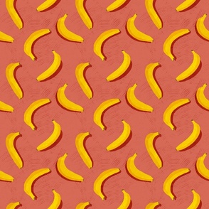 Sunny Bananas: a playful fruit pattern S