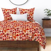 Christmas Patchwork 1 Red