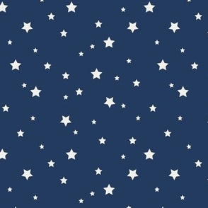 Little Stars on Navy blue