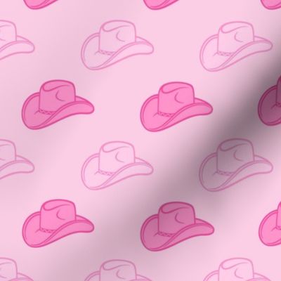 Medium Scale Cowgirl Hats Barbiecore Pink