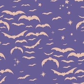 Halloween Bats in Purple and Pink Small