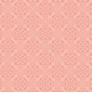 S ✹ Pink Bug Mandala Two-Toned Diamond Shaped Tile