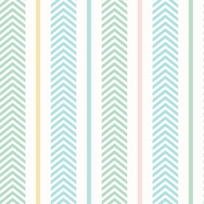 Californian big summer stripes - FABRIC