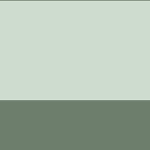 Sage Green Thick 1:3 stripe blocks Pattern