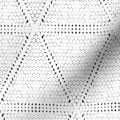 Texture of knitted fabric white and black