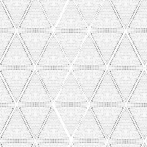 Texture of knitted fabric white and black