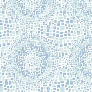 Light Blue Circle Mosaic