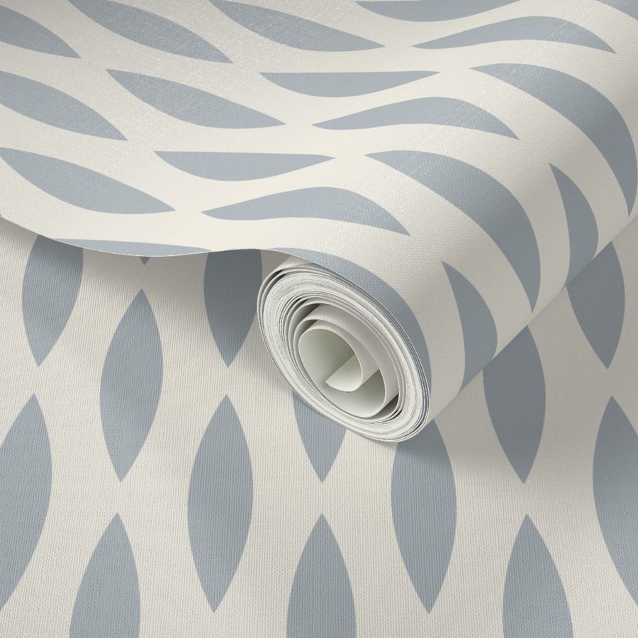 grate - creamy white _ french grey blue 02 - simple geometric blender