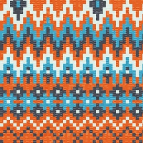 Ethnic Greek texture #1 pixel carpet