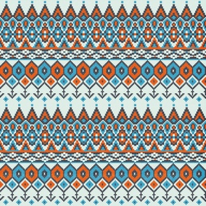 Ethnic Greek texture #3 pixel carpet