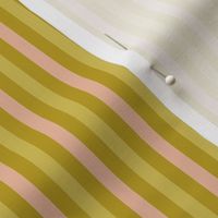 1/4" MINI Retro Stripes fabric -  avocado green 4in