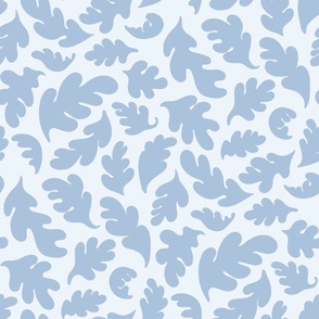 Matisse Oak Leaves - light blues ultra steady 24in - 23-01-02IS