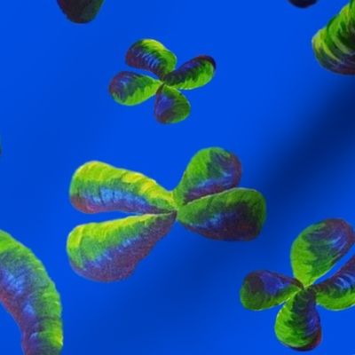 Floating Chromosomes - Royal Blue