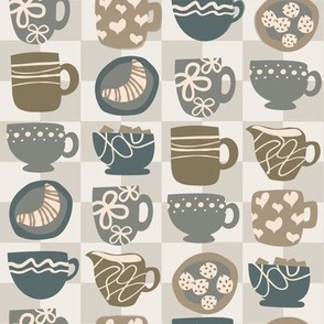 Coffee, Tea, Hot Chocolate Cups (M) Cookies Take a Break