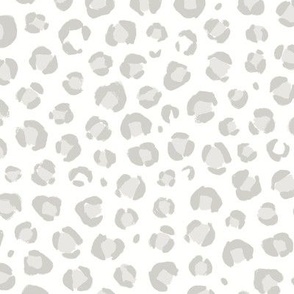 Light Gray Leopard Print
