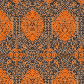 orange n blue - etch