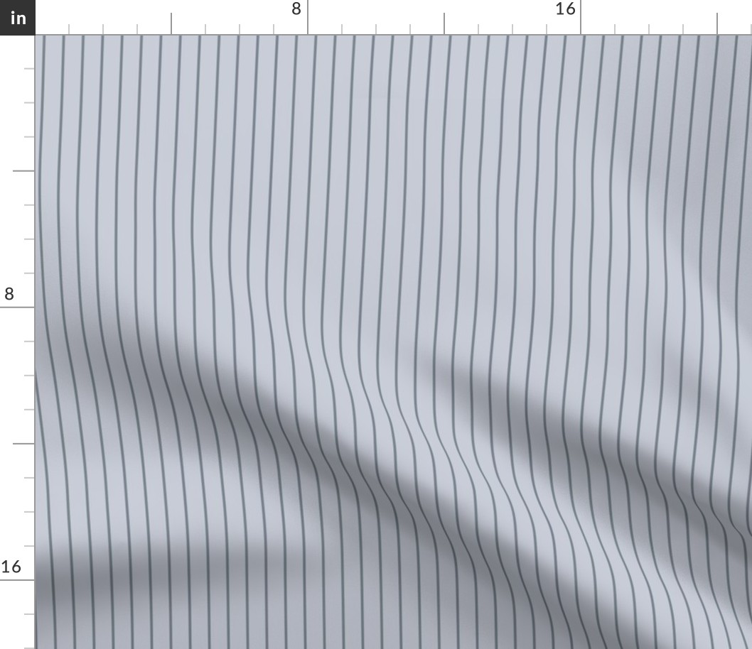 A Proper Pinstripe - Light Gray