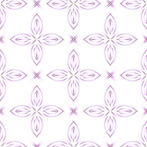 Old Citadel - French Countryside Ornament - Art Deco Cozy Neutal Softly Pattern - Purple Lilac Lavender - Large