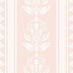 French Country Lavender / Large / Romantic Pink Stripe