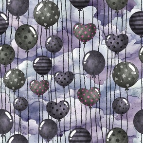 gothic balloons T152 S