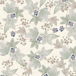 Ivy-cream background- big dimension