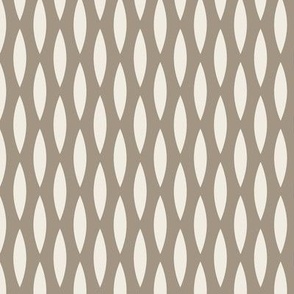 grate - creamy white _ khaki brown - simple geometric blender