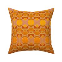 299 Stained Glass Orange Yellow