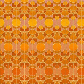 299 Stained Glass Orange Yellow
