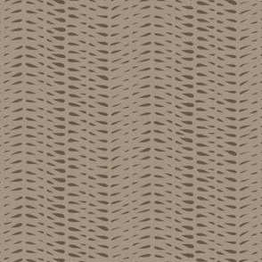 Micro Abstract Geo _ Khaki Brown _ Geometric Stripe