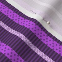 MCLC7 - Maximalist Eclectic Stripes in  Purple 
