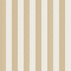 Small scale rustic stripe in earthy warm oat brown with a vintage linen texture 