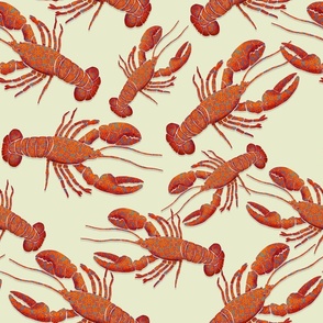 Lobsters on Cream