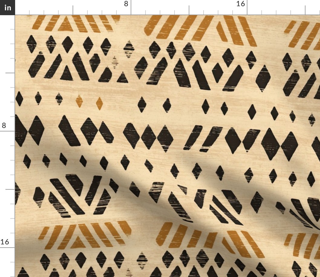 African Mud Cloth Pattern 1