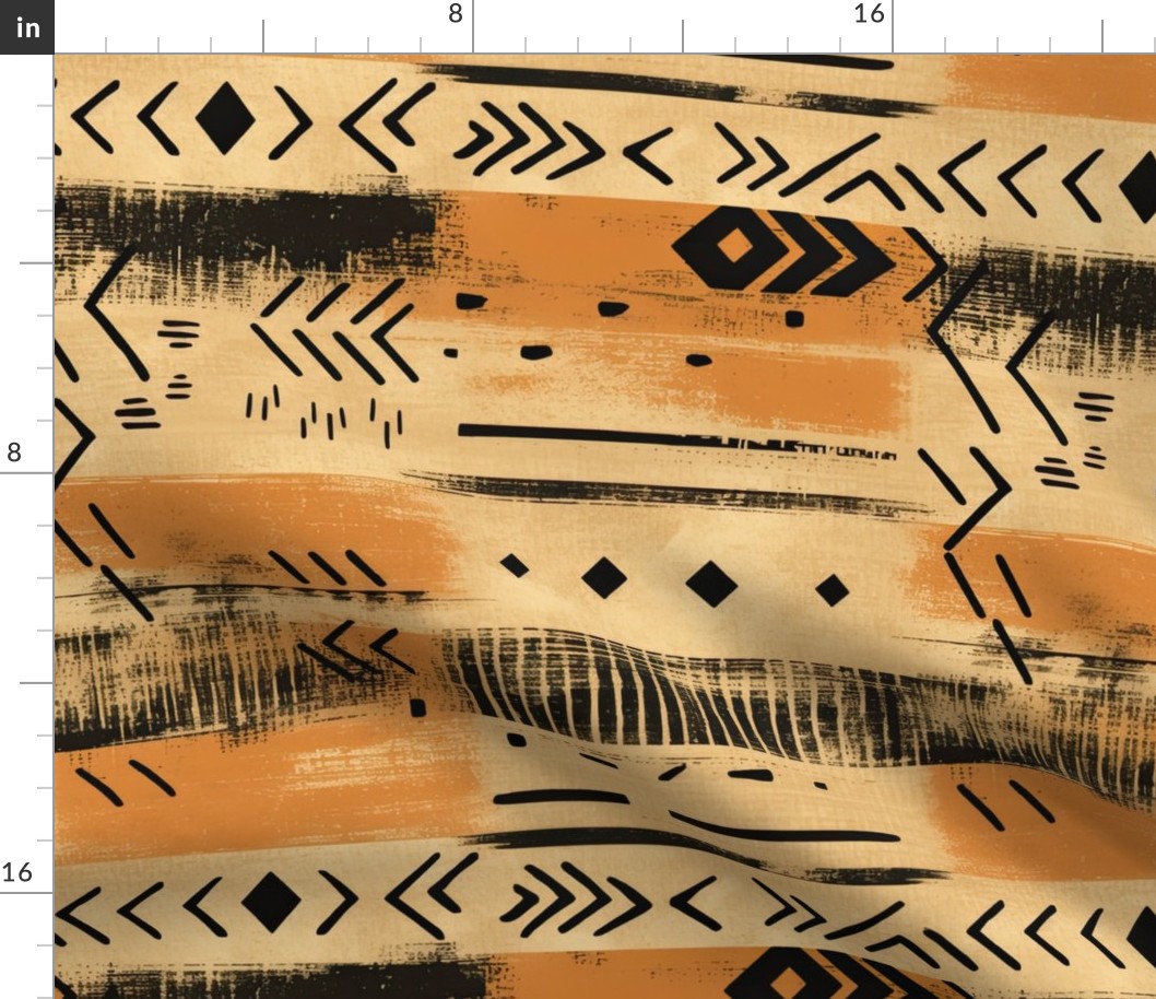 African Mud Cloth Pattern 2