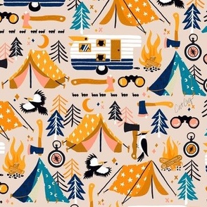 Camping Kit – Orange & Blue