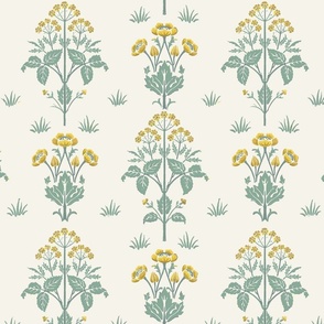 William Morris Meadow Sweet gray gold SM