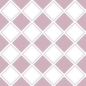 Scalloped Diamond - Seashell Pink