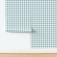 Scalloped Diamond - Seafoam Green - Small 