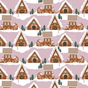 Small // Tiny  - Gingerbread Village - Candy Lane 