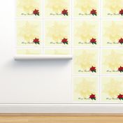 Christmas Pointsettia Quilt Block